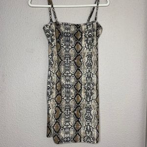 Snake skin dress